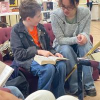 Sixth Form reading buddies WBD 2026