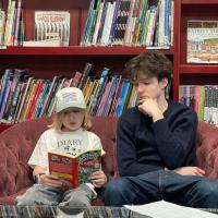 Sixth Form reading buddies WBD 2026