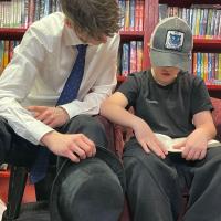 Sixth Form reading buddies WBD 2026