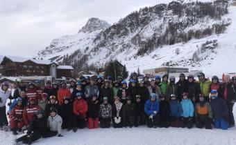 Ski group Sixth Form trip Dec 2025