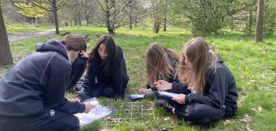 girls in the park