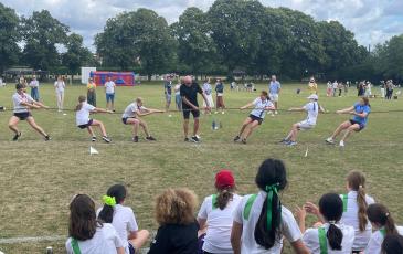 Prep sports day: tug of war