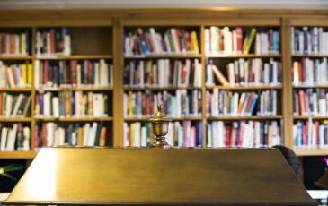 Library shelves