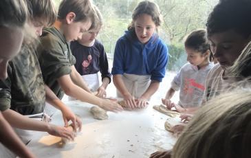 baguette making