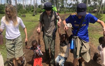 walking in the bush