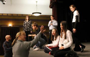 Addams Family Rehearsals