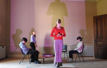 Stripey tableau