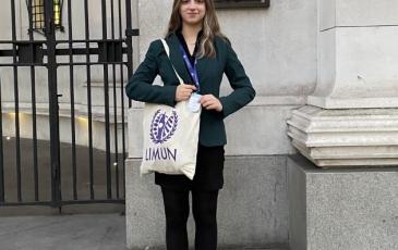 Athina at Mock United Nations conference