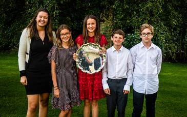 13+ scholars with exhibition winners