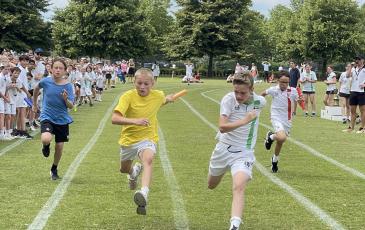 Alfie and Alex in the Relay